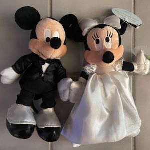 Mickey and Minnie bride and groom